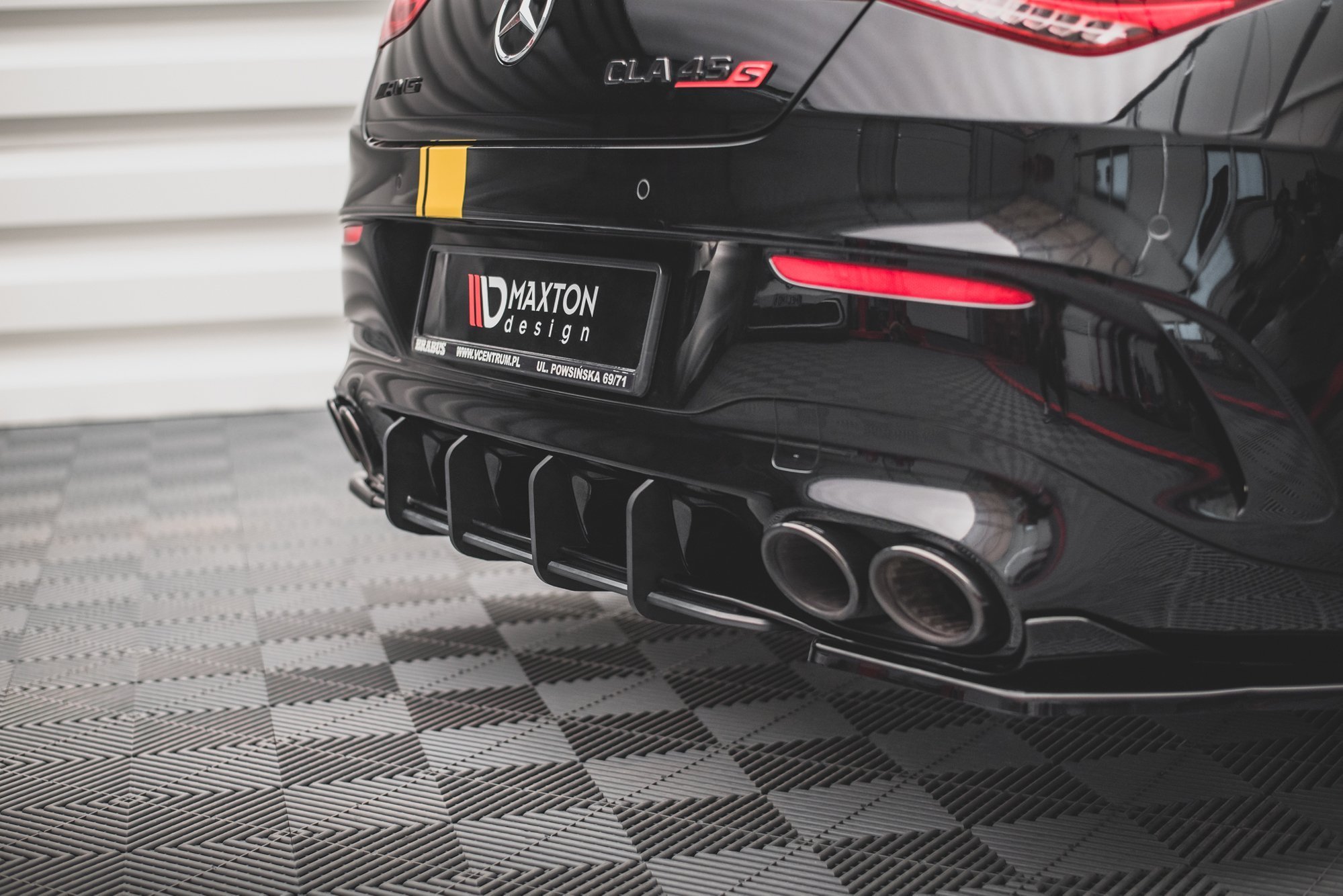 Maxton Design Street Pro Heckschürze für Mercedes-AMG CLA 35 / 45 Aero C118