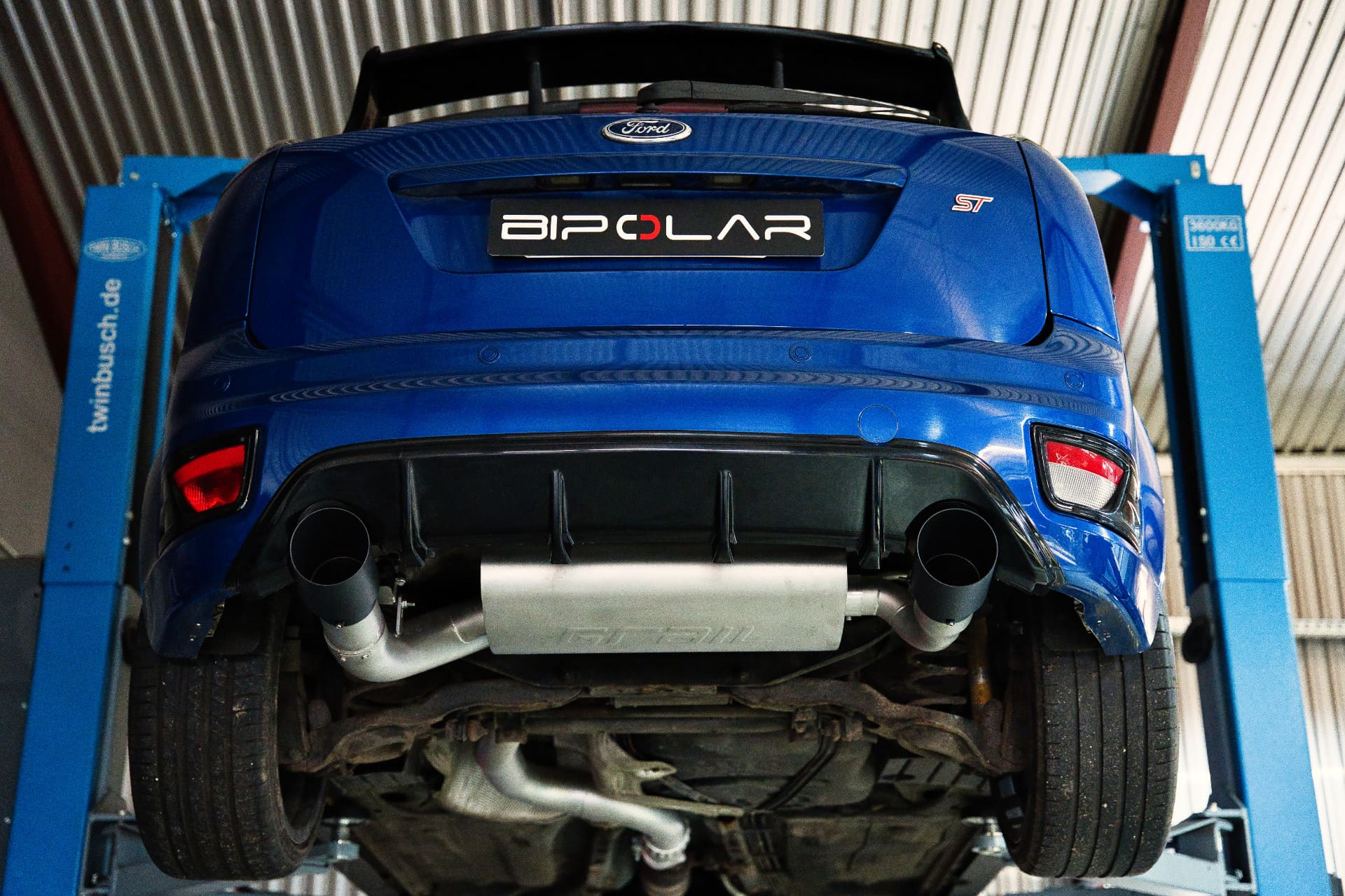 Ford Focus MK2 RS/ST 3.5 Zoll Klappenauspuff Grail / Bipolar Exhaust