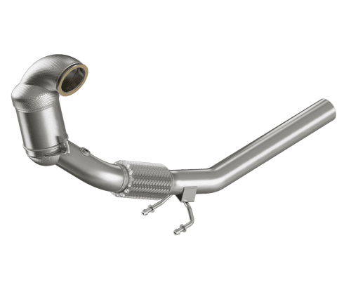 HJS Ø 70mm Vorderrohr / Downpipe mit Kat (A1 Euro 6)