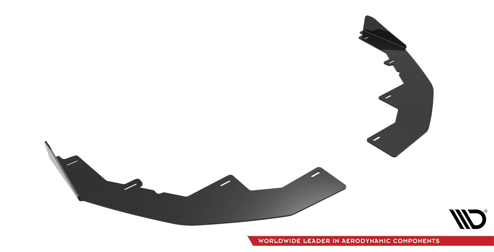 Maxton Design Front Flaps Audi S3/A3 S-Line 8Y schwarz Hochglanz