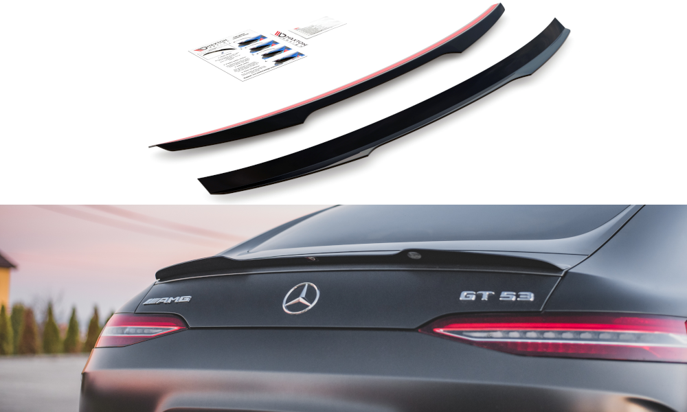 Maxton Design Spoiler CAP für Mercedes-AMG GT 53 4 Door-Coupe schwarz Hochglanz