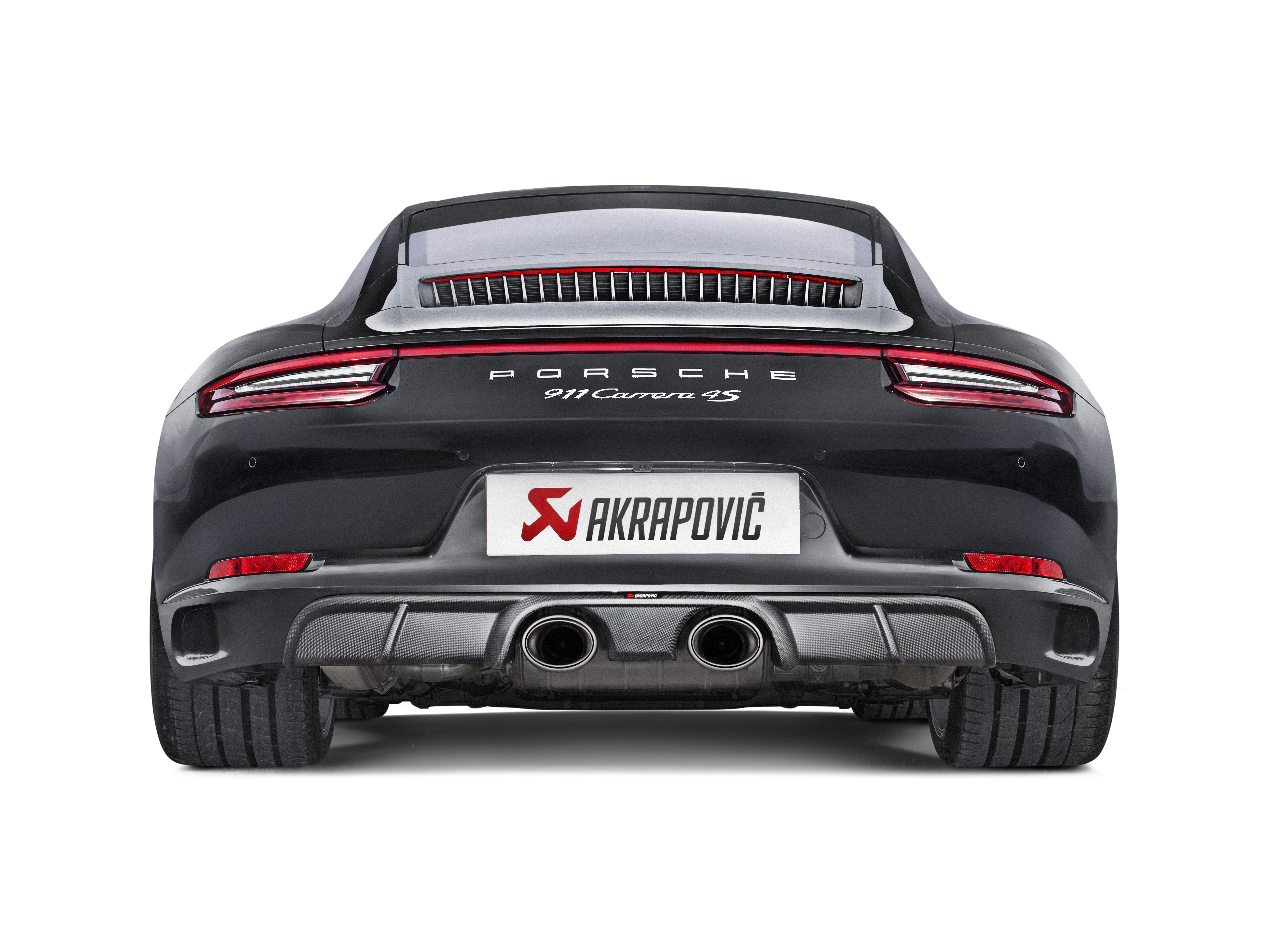 Akrapovic Slip-On Line (Titan) - for OE sport exhaust für Porsche 911 Carrera / Cabriolet / Targa /S/4/4S/GTS (991.2) 2019