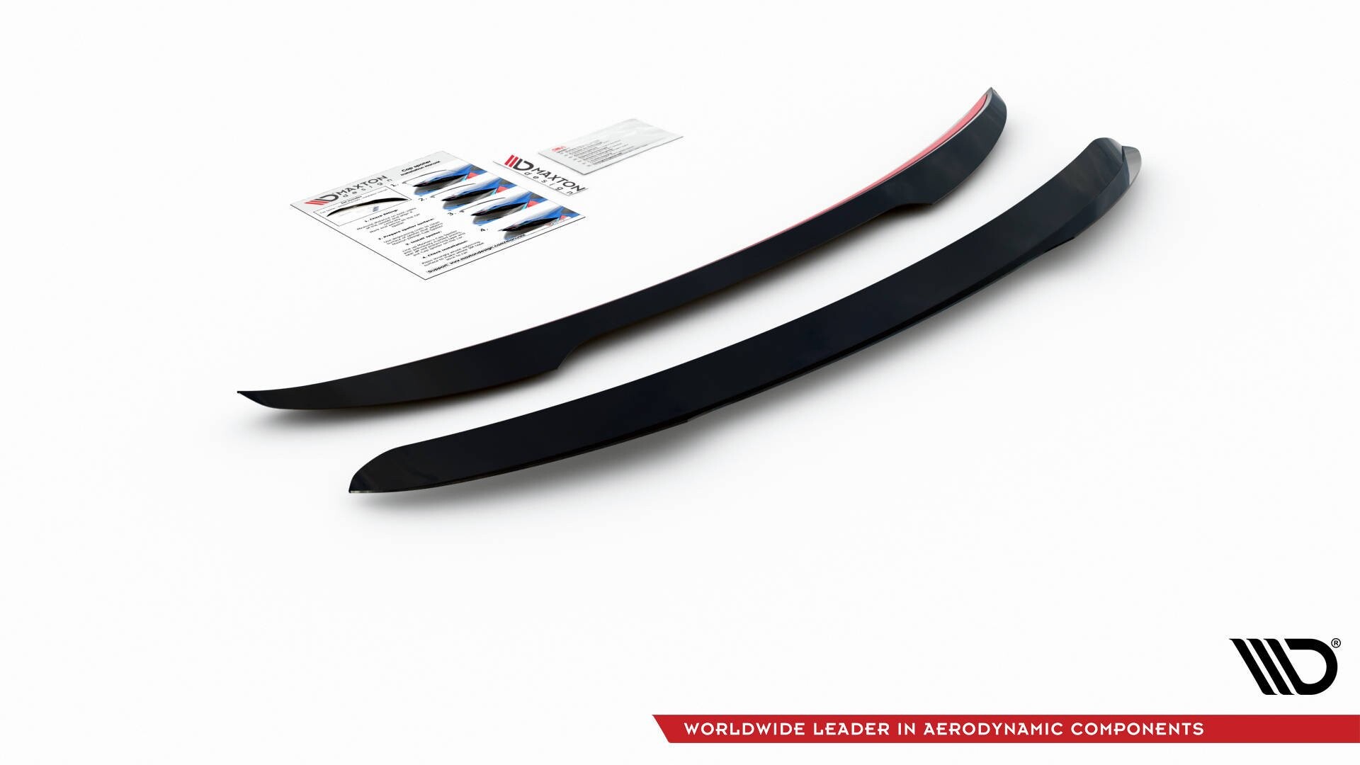 Maxton Design Spoiler CAP für Mercedes-Benz CLA Shooting Brake AMG-Line (X118) schwarz Hochglanz